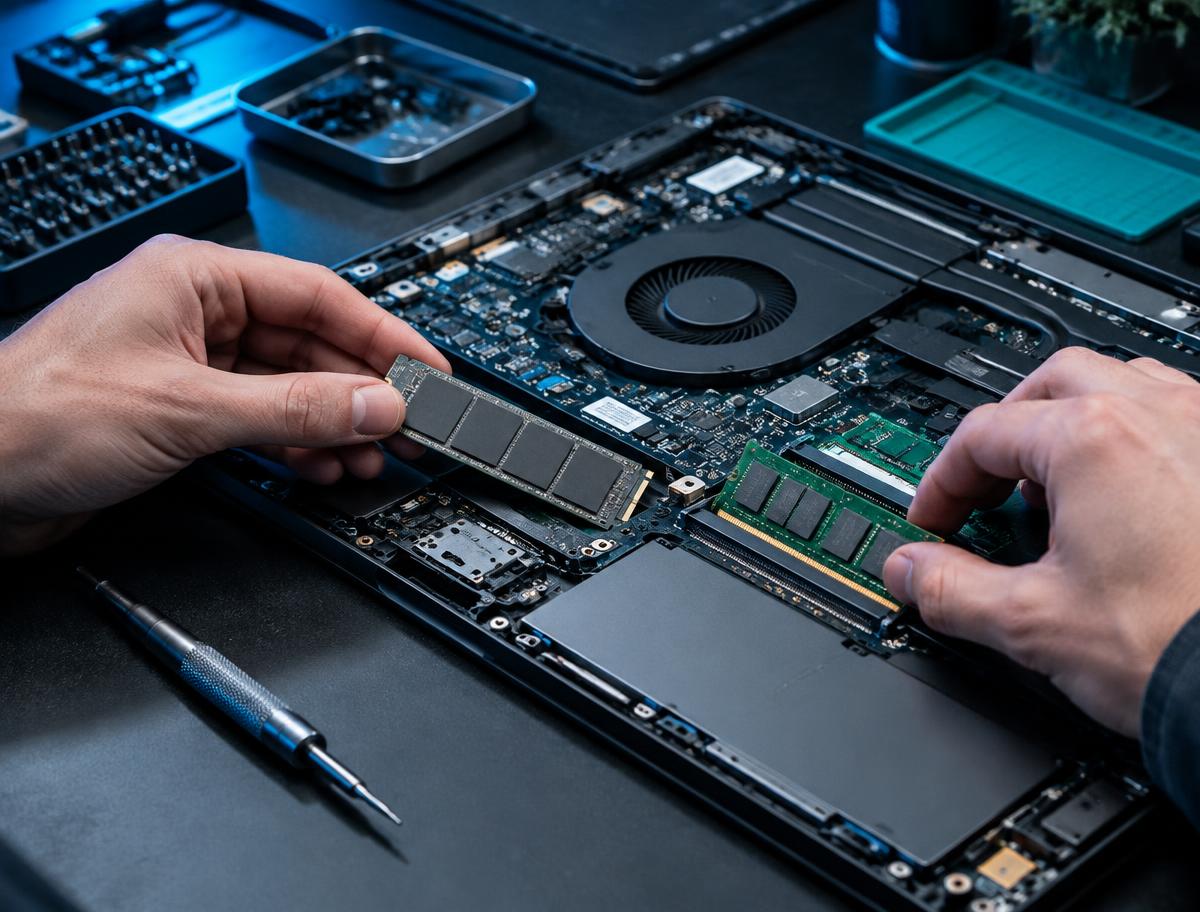 Upgrade de memória e SSD